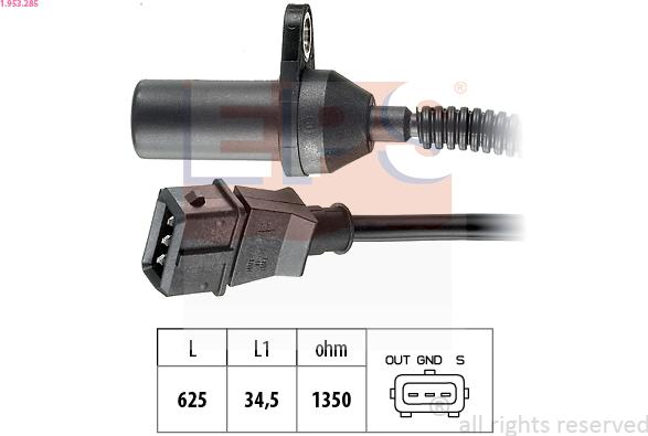 EPS 1.953.285 - Senzor impulsuri, arbore cotit aaoparts.ro