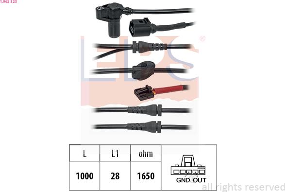 EPS 1.962.123 - Senzor,turatie roata aaoparts.ro