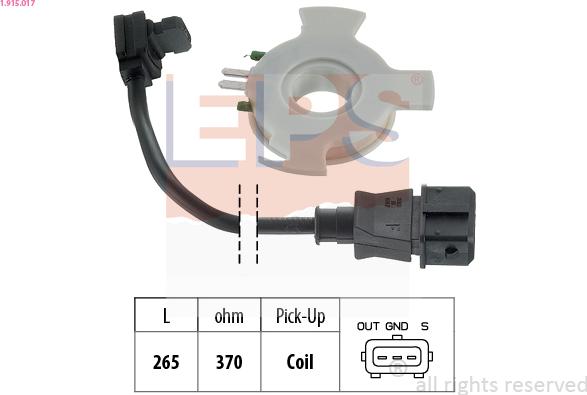 EPS 1.915.017 - Senzor,impulsuri aprindere aaoparts.ro