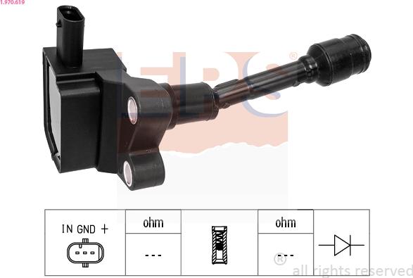 EPS 1.970.619 - Bobina de inductie aaoparts.ro