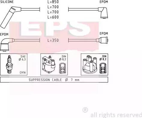 EPS 1.501.407 - Set cablaj aprinder aaoparts.ro