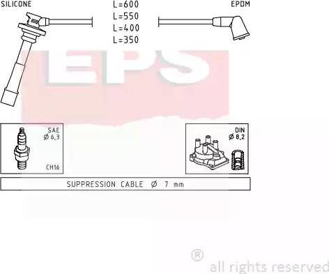 EPS 1.501.432 - Set cablaj aprinder aaoparts.ro