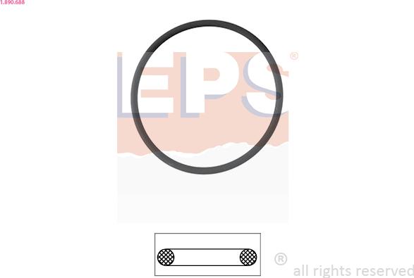 EPS 1.890.688 - Garnitura termostat aaoparts.ro
