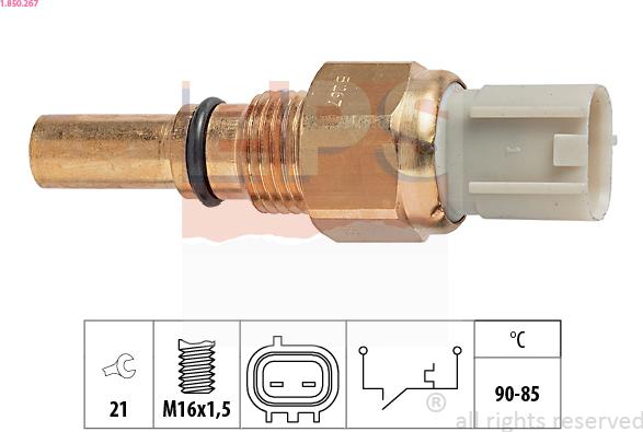 EPS 1.850.267 - Comutator temperatura, ventilator radiator aaoparts.ro