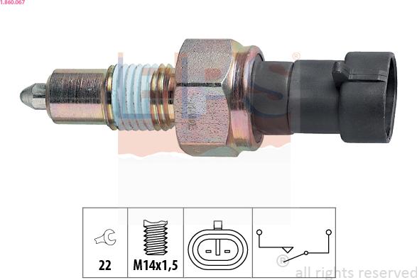 EPS 1.860.067 - Comutator, lampa marsalier aaoparts.ro