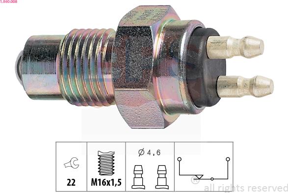 EPS 1.860.008 - Comutator, lampa marsalier aaoparts.ro