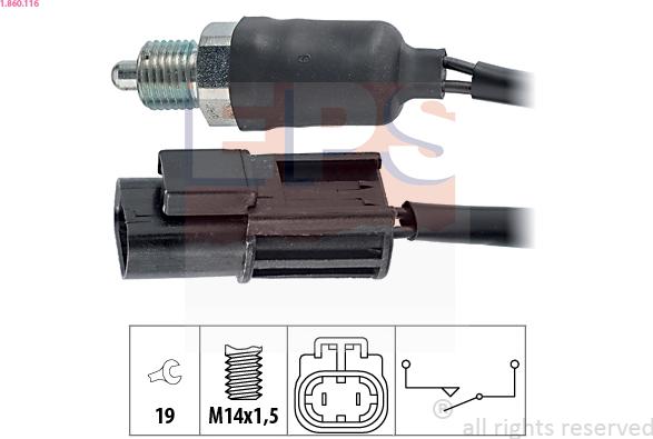 EPS 1.860.116 - Comutator, lampa marsalier aaoparts.ro
