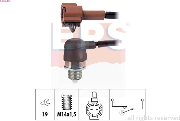 EPS 1.860.341 - Comutator, lampa marsalier aaoparts.ro