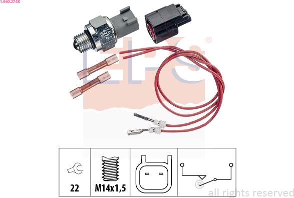 EPS 1.860.274K - Comutator, lampa marsalier aaoparts.ro