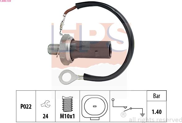 EPS 1-800-159 - Senzor,presiune ulei aaoparts.ro