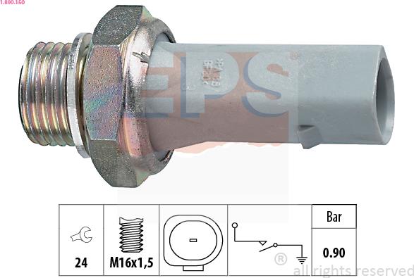 EPS 1.800.150 - Senzor,presiune ulei aaoparts.ro