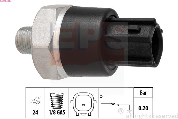 EPS 1.800.166 - Senzor,presiune ulei aaoparts.ro