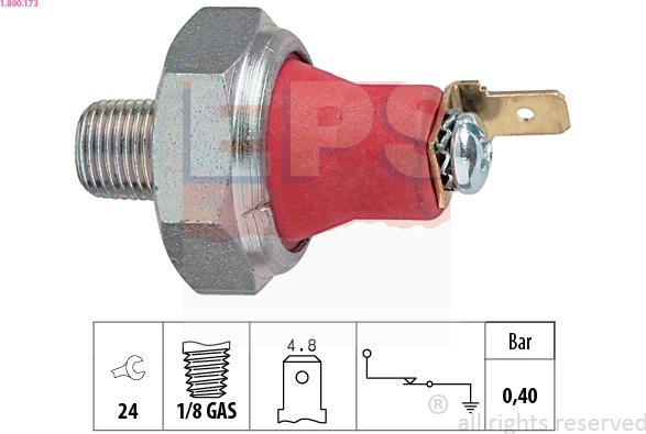 EPS 1-800-173 - Senzor,presiune ulei aaoparts.ro