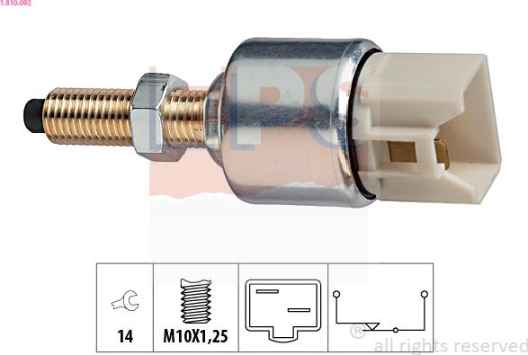 EPS 1.810.092 - Comutator lumini frana aaoparts.ro