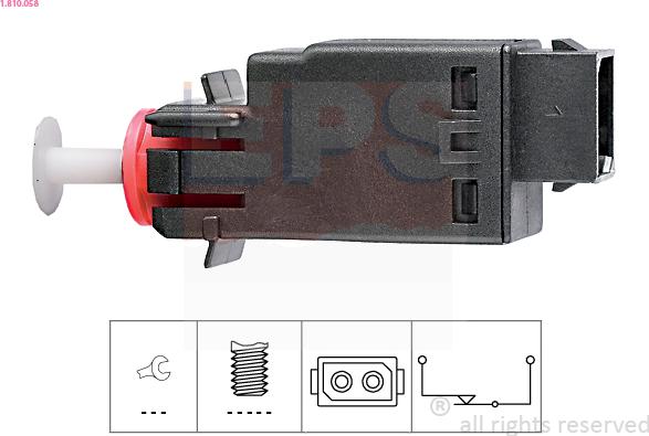 EPS 1.810.058 - Comutator lumini frana aaoparts.ro