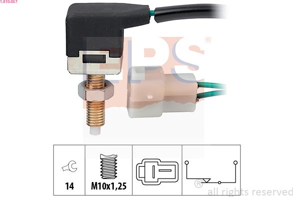 EPS 1.810.057 - Comutator lumini frana aaoparts.ro