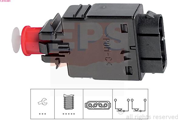 EPS 1.810.081 - Comutator lumini frana aaoparts.ro