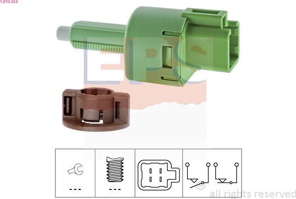 EPS 1.810.254 - Comutator lumini frana aaoparts.ro