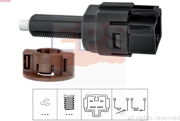 EPS 1.810.261 - Comutator lumini frana aaoparts.ro