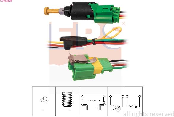 EPS 1-810-213K - Comutator lumini frana aaoparts.ro