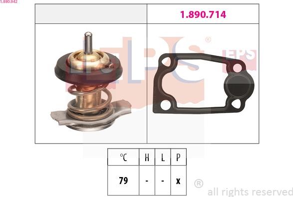EPS 1.880.942 - Termostat,lichid racire aaoparts.ro