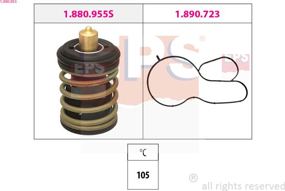 EPS 1.880.955 - Termostat,lichid racire aaoparts.ro