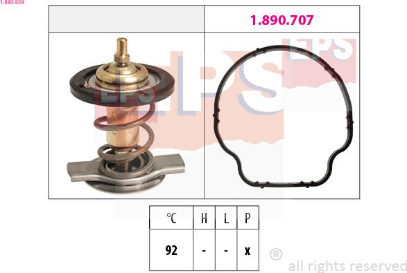 EPS 1.880.929 - Termostat,lichid racire aaoparts.ro