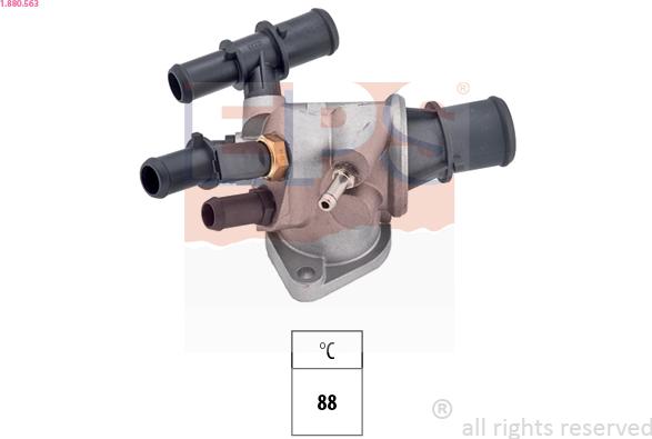 EPS 1.880.563 - Termostat,lichid racire aaoparts.ro