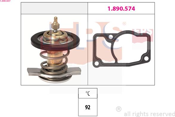 EPS 1.880.607 - Termostat,lichid racire aaoparts.ro