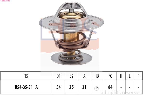 EPS 1.880.612S - Termostat,lichid racire aaoparts.ro