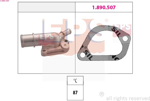 EPS 1.880.160 - Termostat,lichid racire aaoparts.ro