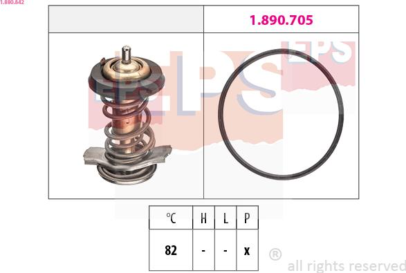 EPS 1.880.842 - Termostat,lichid racire aaoparts.ro