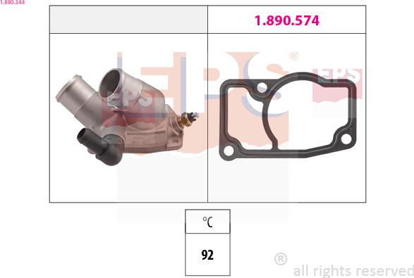 EPS 1.880.344 - Termostat,lichid racire aaoparts.ro