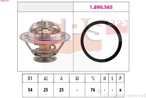 EPS 1.880.328 - Termostat,lichid racire aaoparts.ro