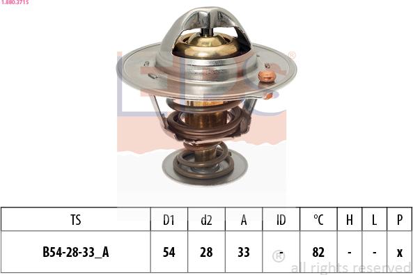 EPS 1.880.371S - Termostat,lichid racire aaoparts.ro