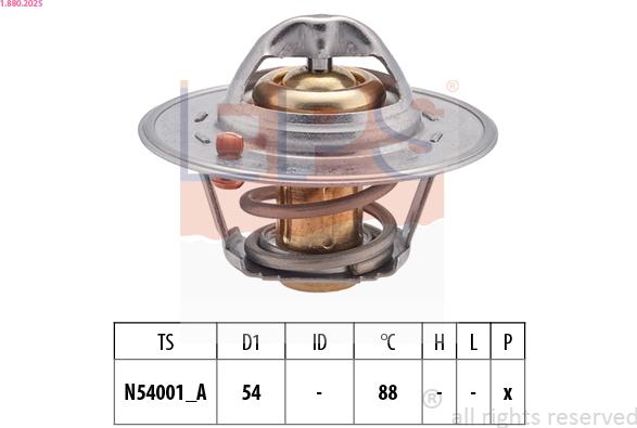 EPS 1.880.202S - Termostat,lichid racire aaoparts.ro