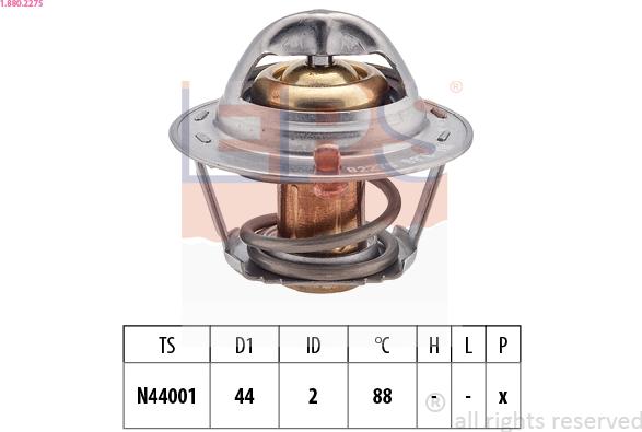EPS 1.880.227S - Termostat,lichid racire aaoparts.ro