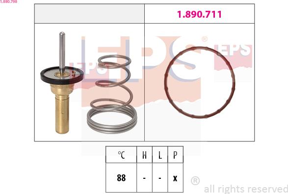 EPS 1.880.798 - Termostat,lichid racire aaoparts.ro