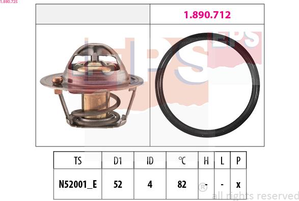 EPS 1.880.725 - Termostat,lichid racire aaoparts.ro