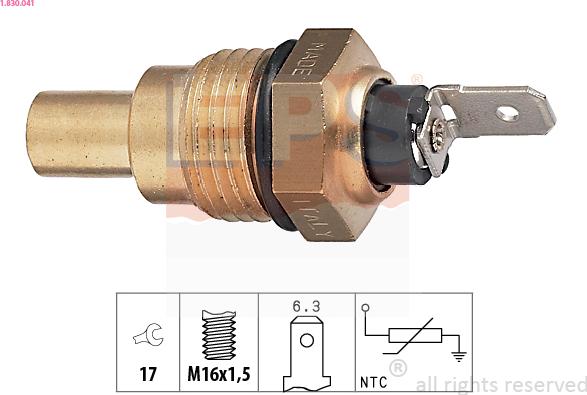 EPS 1.830.041 - Senzor,temperatura lichid de racire aaoparts.ro