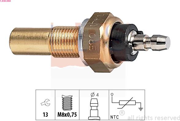 EPS 1.830.068 - Senzor,temperatura lichid de racire aaoparts.ro