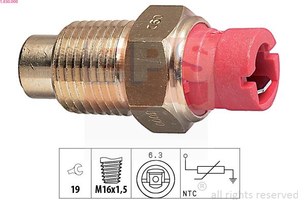 EPS 1.830.000 - Senzor,temperatura lichid de racire aaoparts.ro