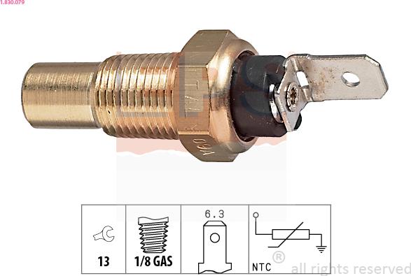 EPS 1.830.079 - Senzor,temperatura lichid de racire aaoparts.ro