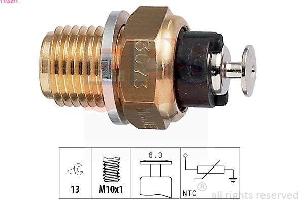 EPS 1.830.073 - Senzor,temperatura ulei aaoparts.ro