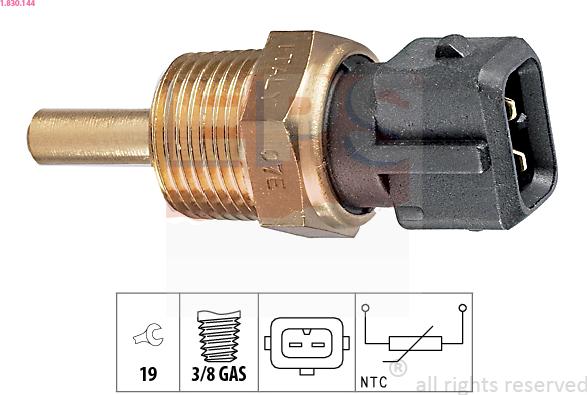 EPS 1.830.144 - Senzor,temperatura ulei aaoparts.ro