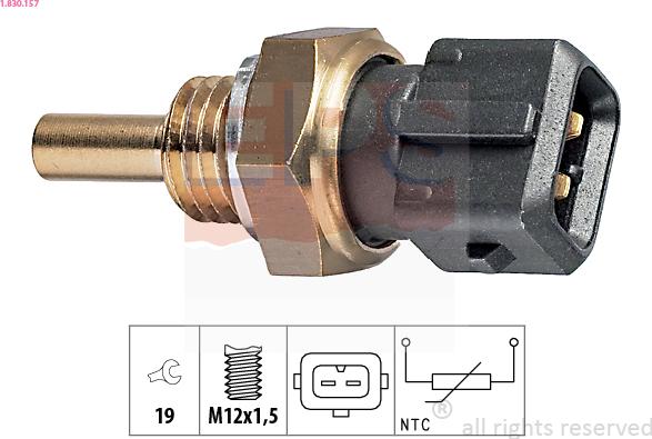 EPS 1.830.157 - Senzor,temperatura lichid de racire aaoparts.ro