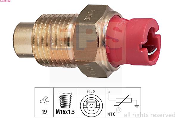 EPS 1.830.132 - Senzor,temperatura lichid de racire aaoparts.ro