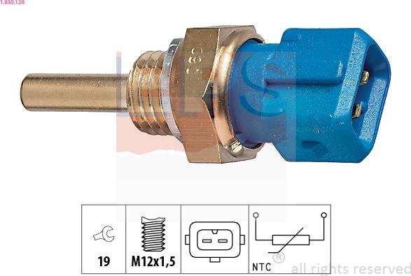 EPS 1.830.128 - Senzor,temperatura ulei aaoparts.ro