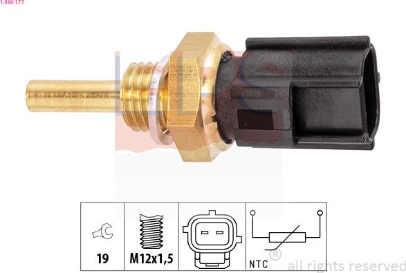 EPS 1.830.177 - Senzor,temperatura ulei aaoparts.ro