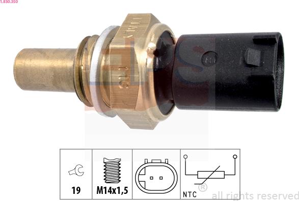 EPS 1.830.350 - Senzor,temperatura ulei aaoparts.ro